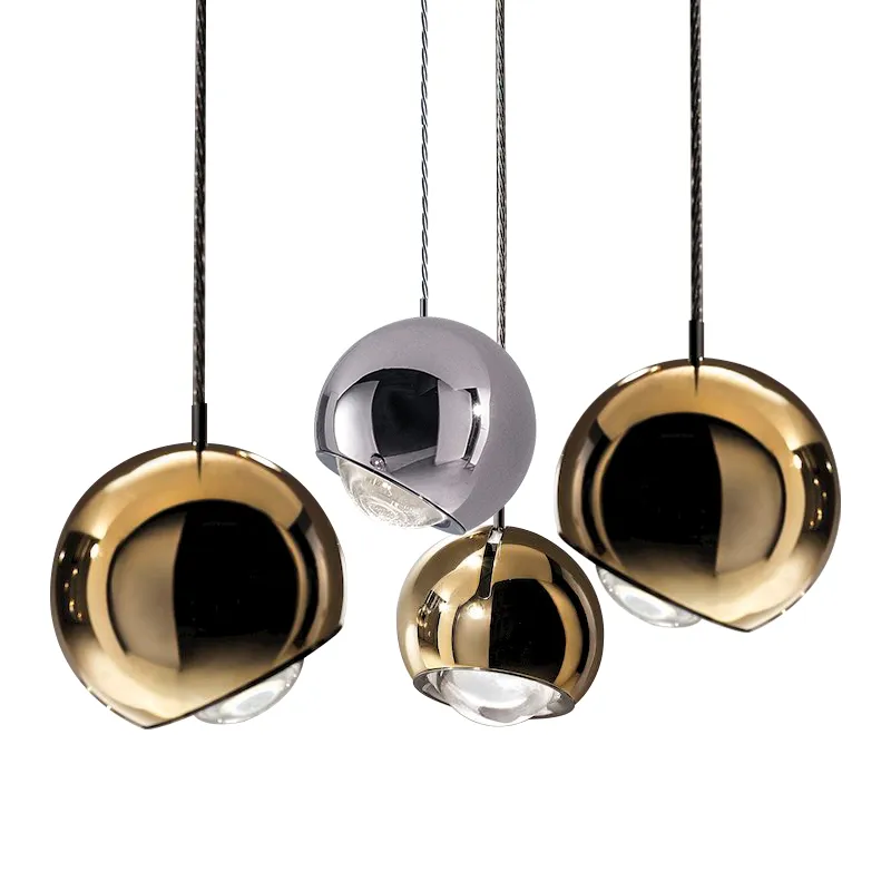 مصباح ب pendule نوردية ذهبية مصمم بسيط لغرفة النوم الحديثة والسلم الحديث وبار المطعم (WH-AP-148)