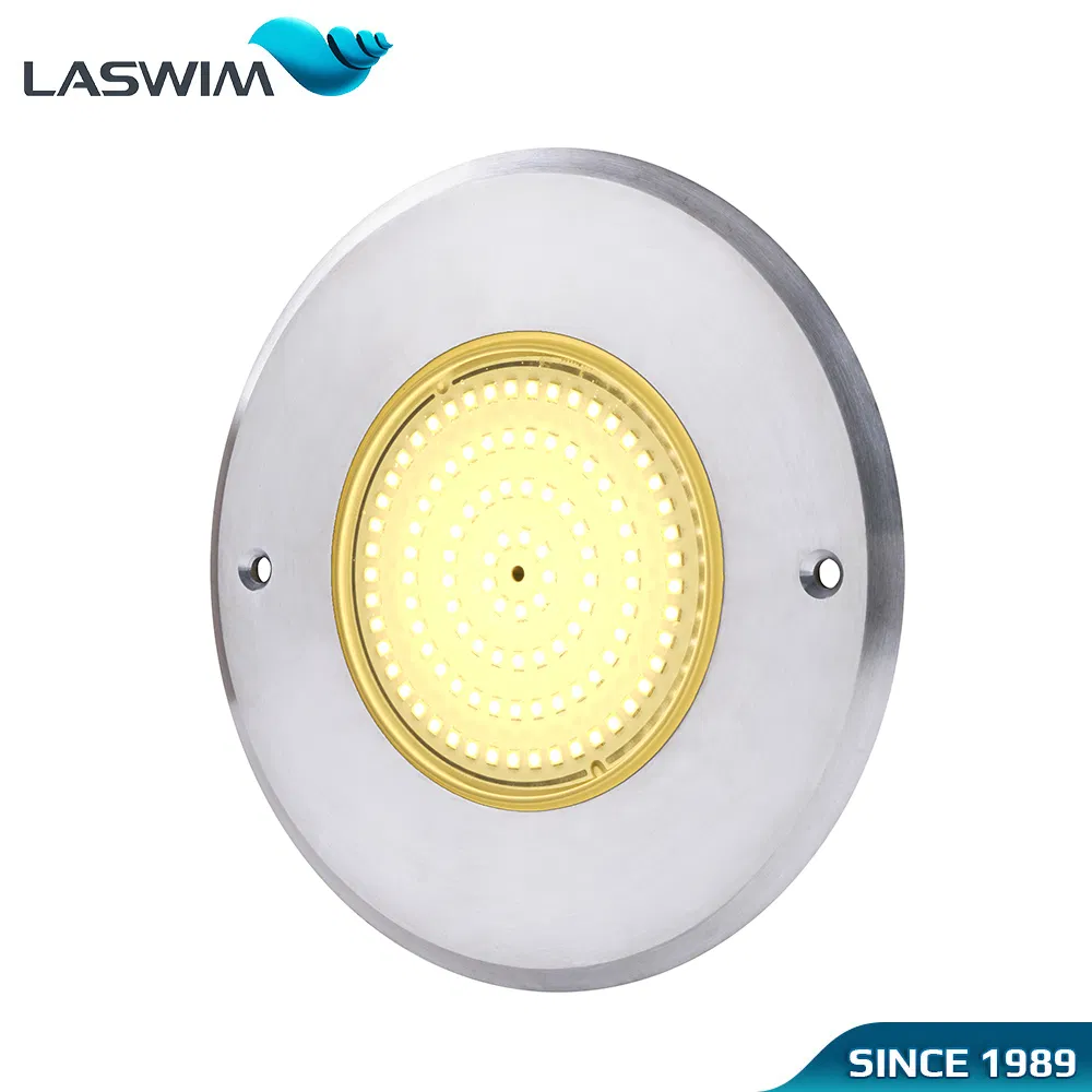 إضاءة LED لحمام السباحة IP68 ضوء تحت الماء من الفولاذ المقاوم للصدأ مع تحكم عبر التطبيق SS316L