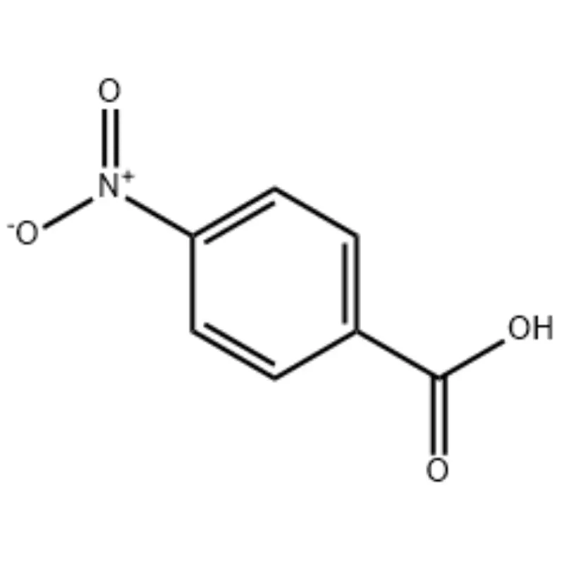 4-Nitrobenzoic acid structural formula