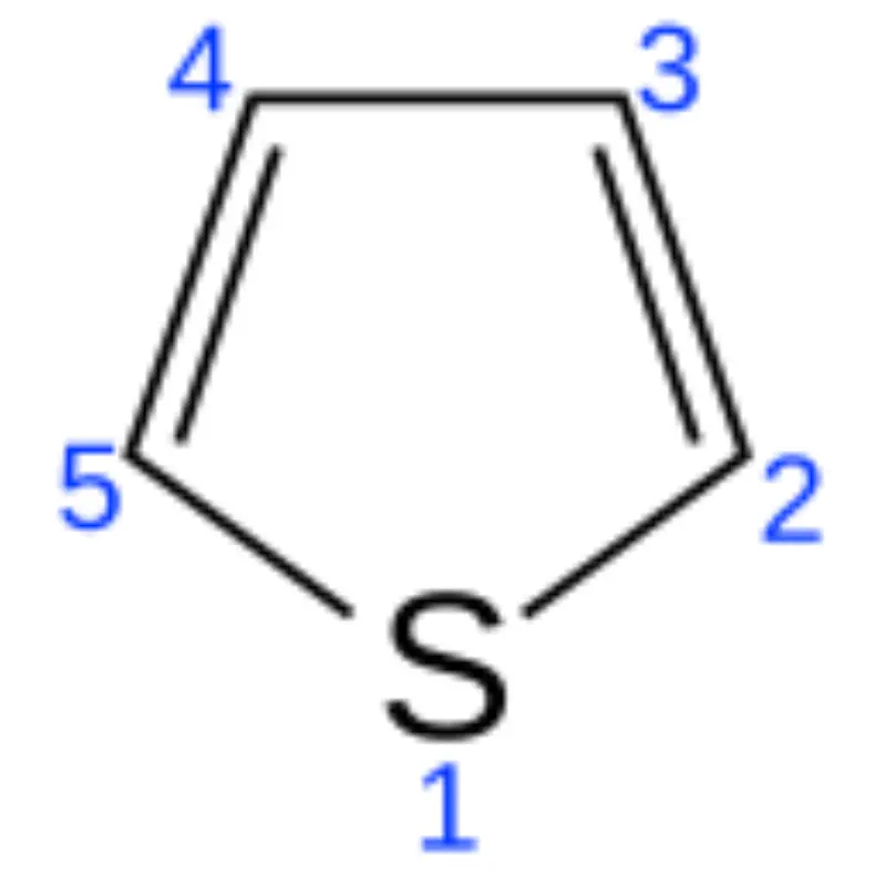 Thiophene-2D-numbered