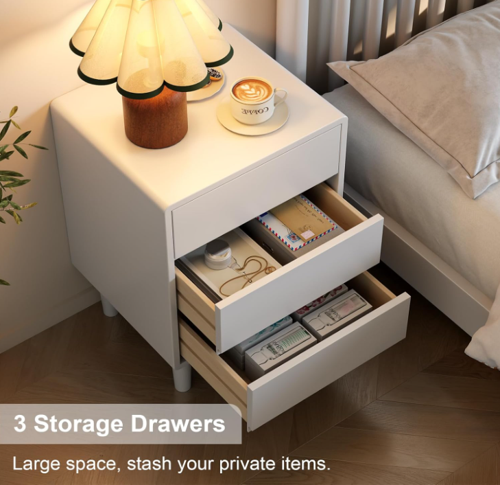 MID-Century Nightstand with Elegant Design for Any Room