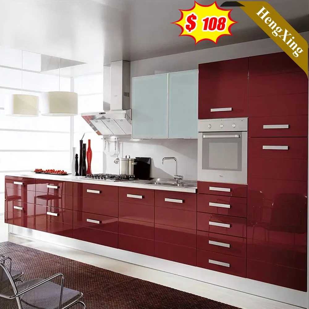 Comfortable Modular Home Kitchen Furniture Wall Pantry Cupboard Wood MDF Board Sideboard Kitchen Storage Cabinet (UL-9NE1806)