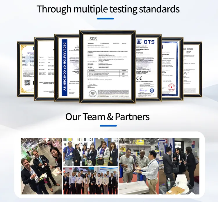 Team and Certificates