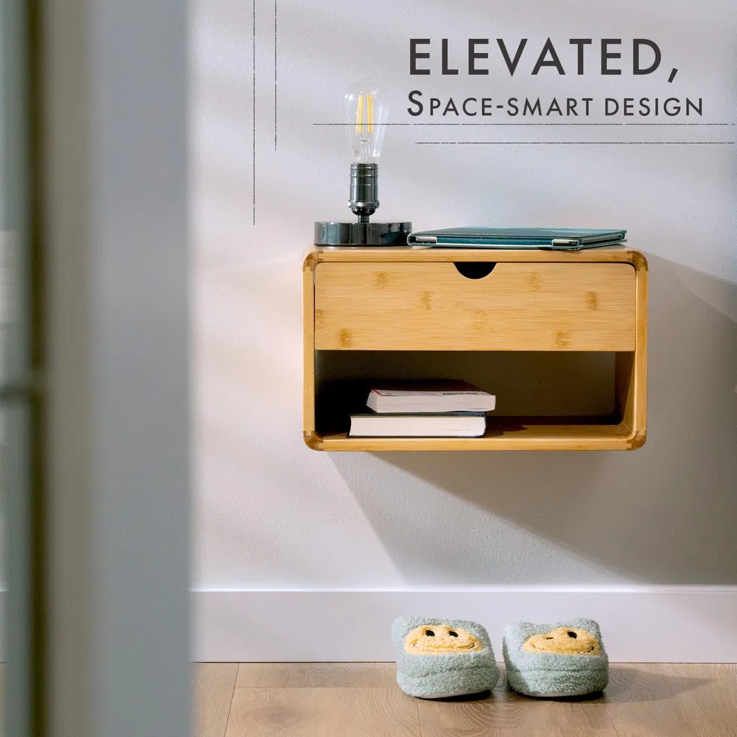 Bamboo Bedside Shelf Detail 6