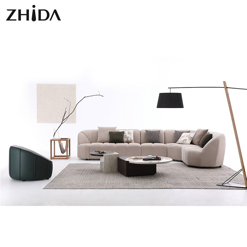 Factory Sofa Modular Couch with Living Room Curved Couch Sofa Sectional Sofa
