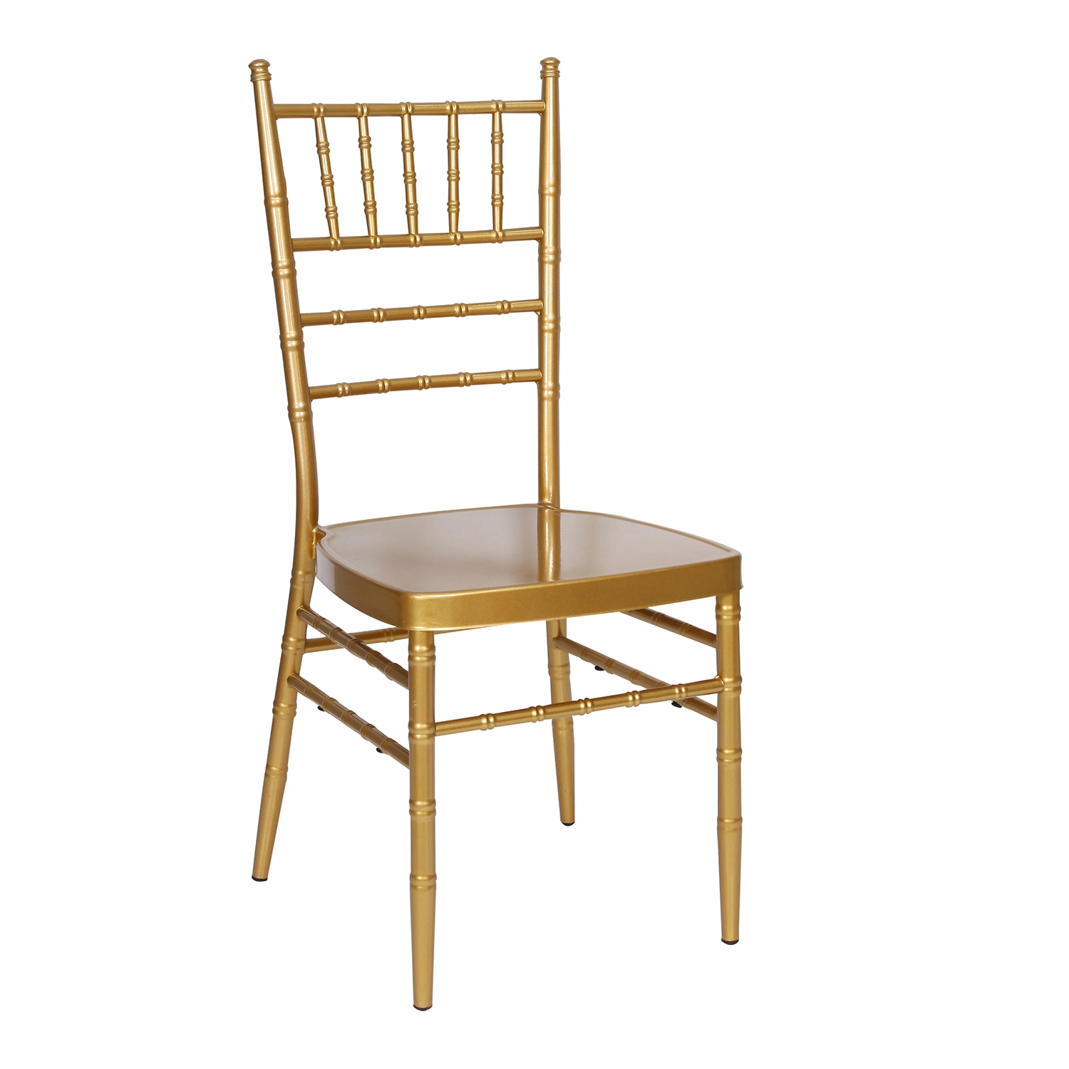 Stacking Aluminum Metal Hotel Restaurant Dining Tifany Wedding Chiavari Chair Basic Customization