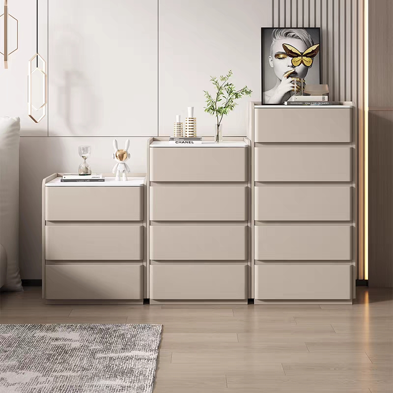 Sleek Modern Minimalist Floor Standing Nightstand for Stylish Bedrooms