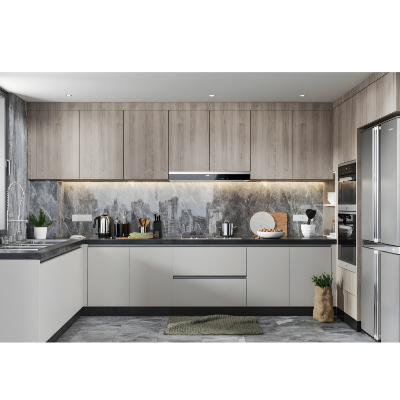 Factory Wholesale Chinese Modern Home Furniture Wooden Cozinha Kitchen Items Kitchen Cabinets