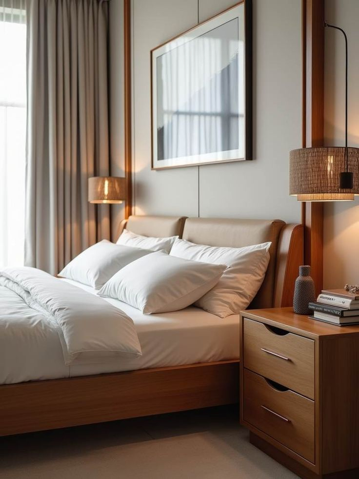 Hotel Room Nightstand Detail