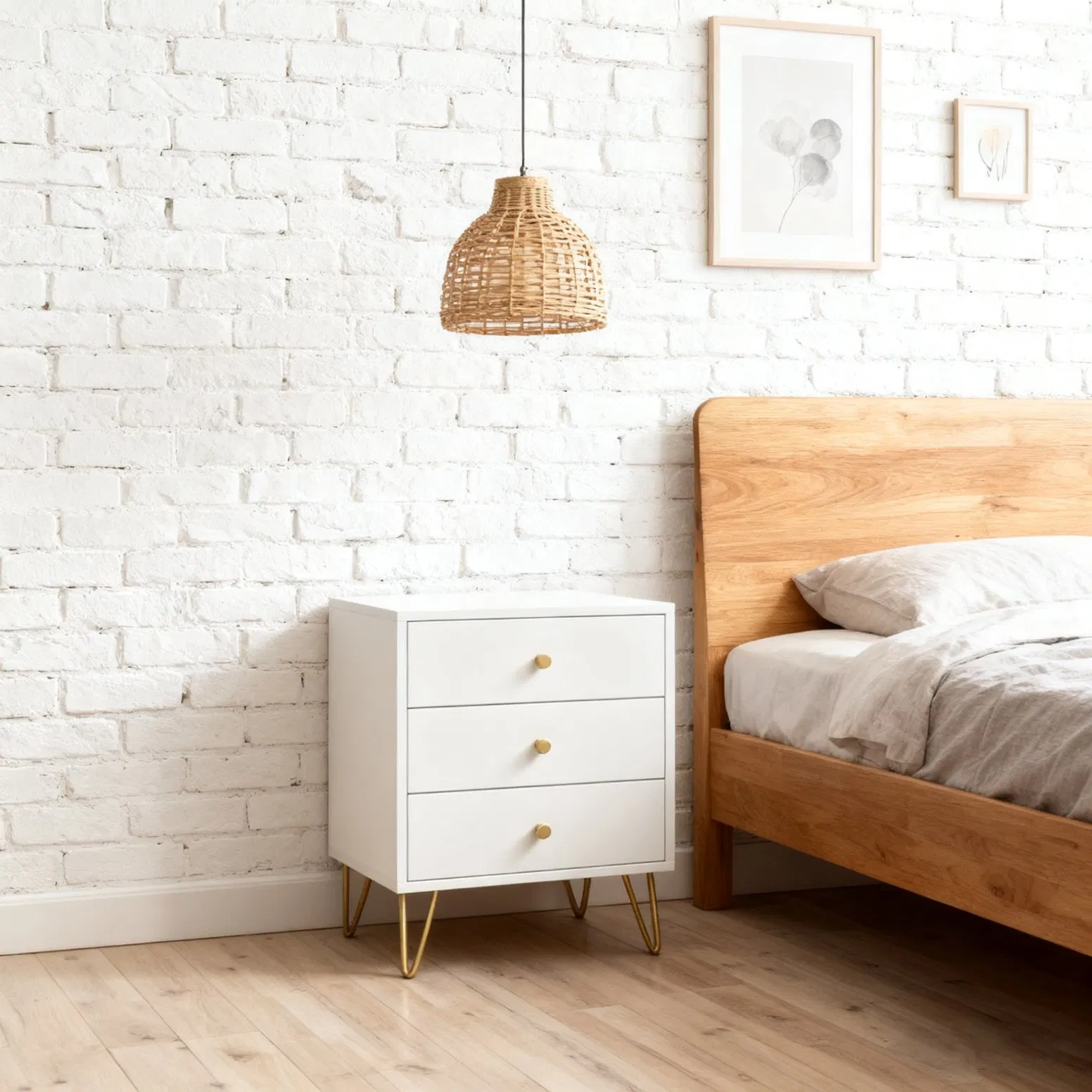 Elegant Stylish Textured Wood Nightstand - Best-Selling Furniture for Modern Bedrooms