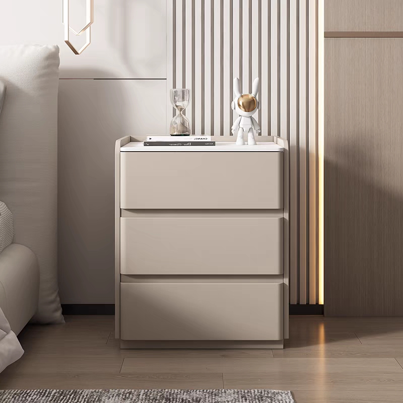 Sleek Modern Minimalist Floor Standing Nightstand for Stylish Bedrooms