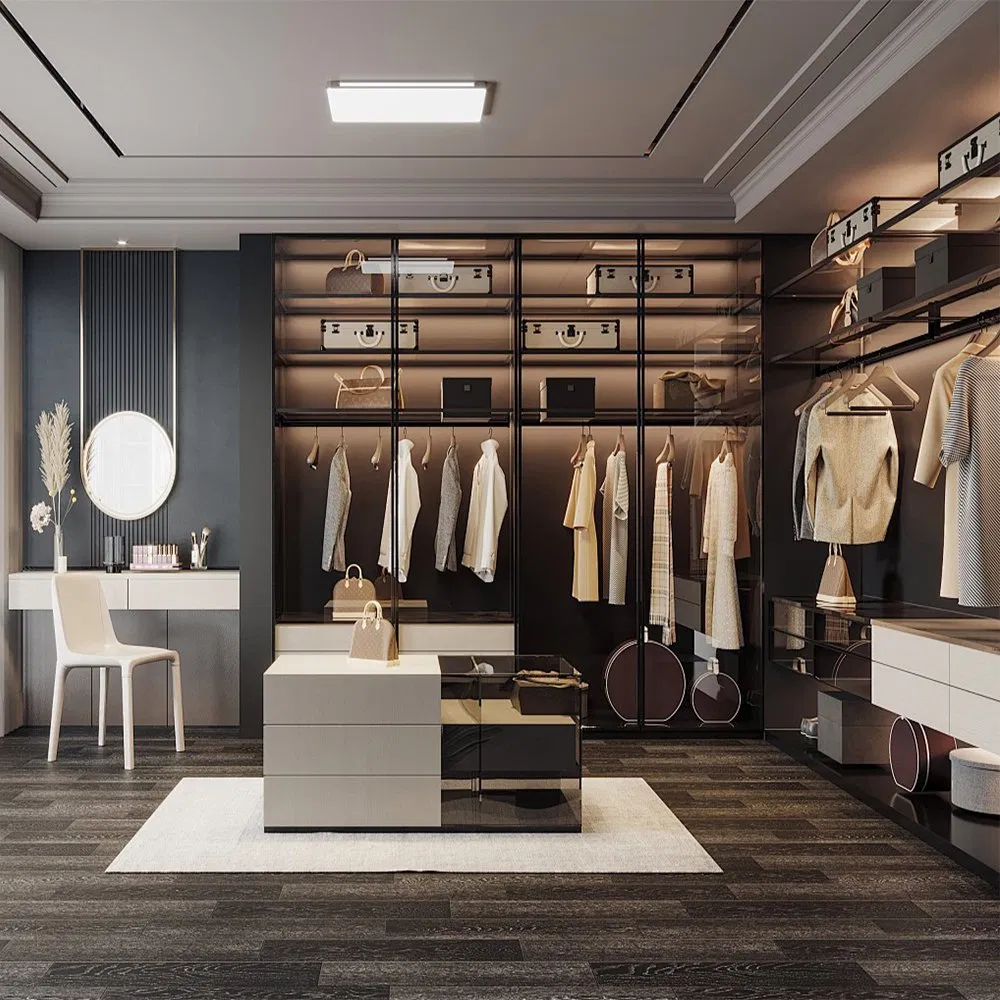 Wholesale Modern Home Furniture Bedroom Sliding Door Clothes Wardrobe