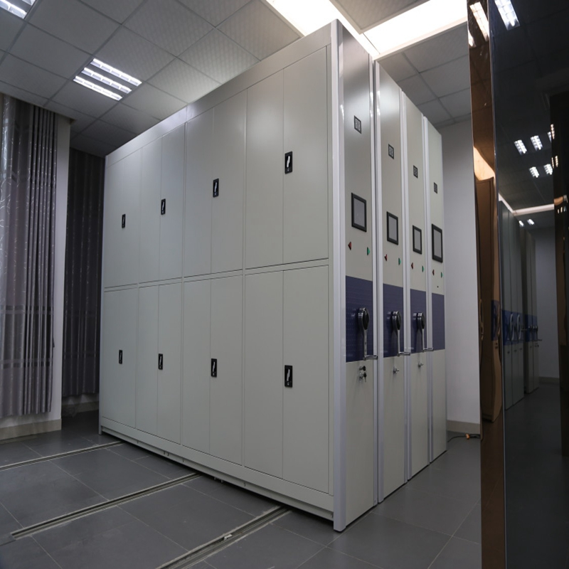 Intelligent Mobile Shelving System High-Density Shelving Safe Modern Bookshelf