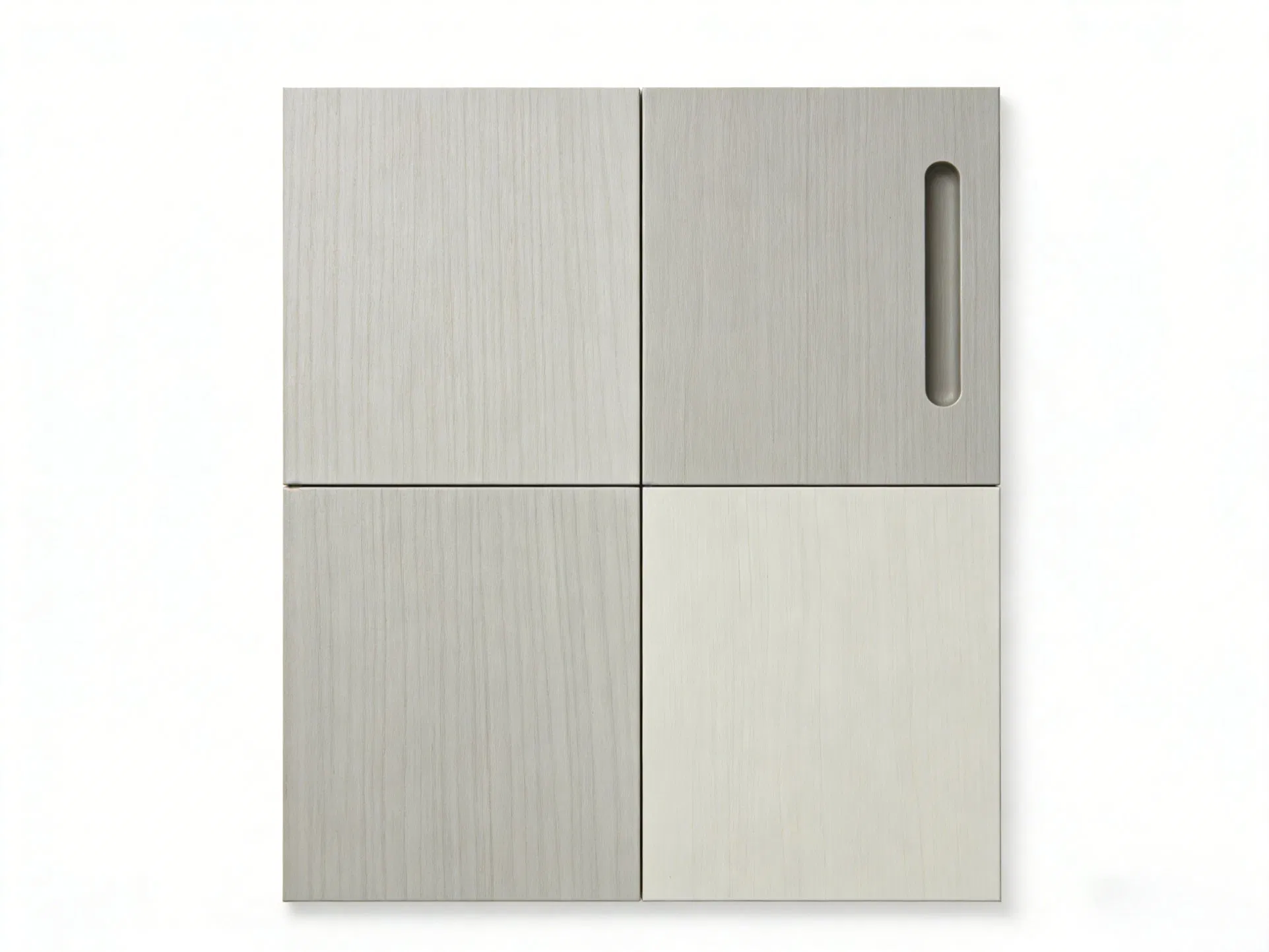 Minimalist CNC Milled Profile Door for Kitchen Cabinet &amp; Wardrobe
