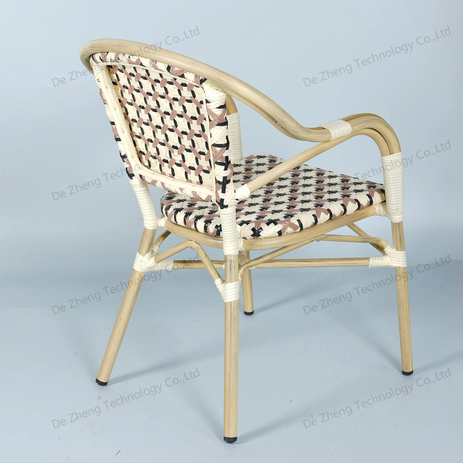 Hot Sale Commercial Garden Outdoor Bamboo Rattan Restaurant Dining Chair