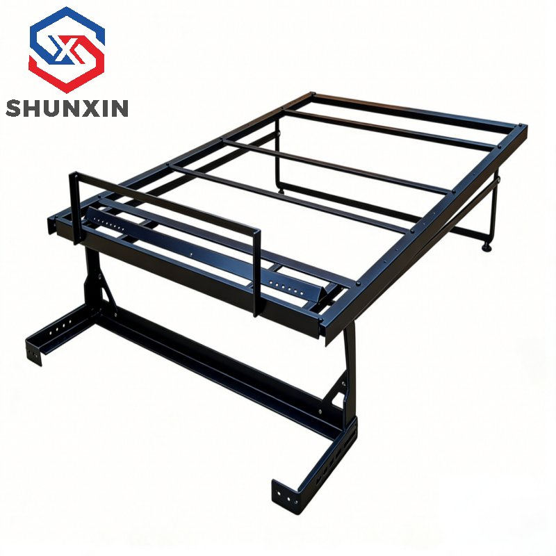 Invisible Folding Multi Functional Bookcase Wall Murphy Bed Frame Mechanism