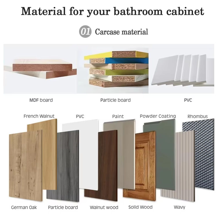 Modern Home Custom High Tech Sink Bathroom Cabinet with Built in Speakers