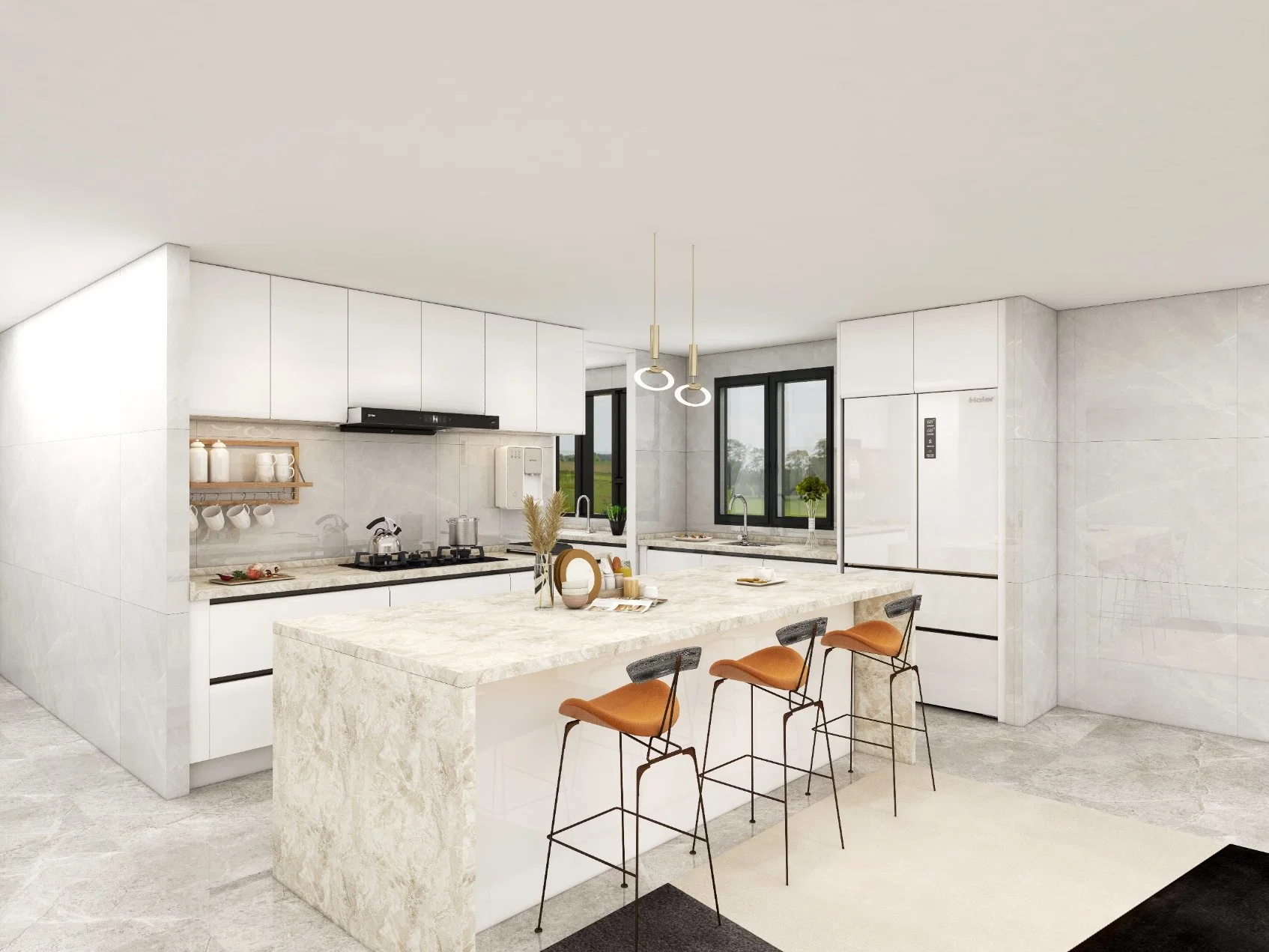 Microwave Storage Cabinet Buffet Sideboard Furniture Kitchen Cabinets