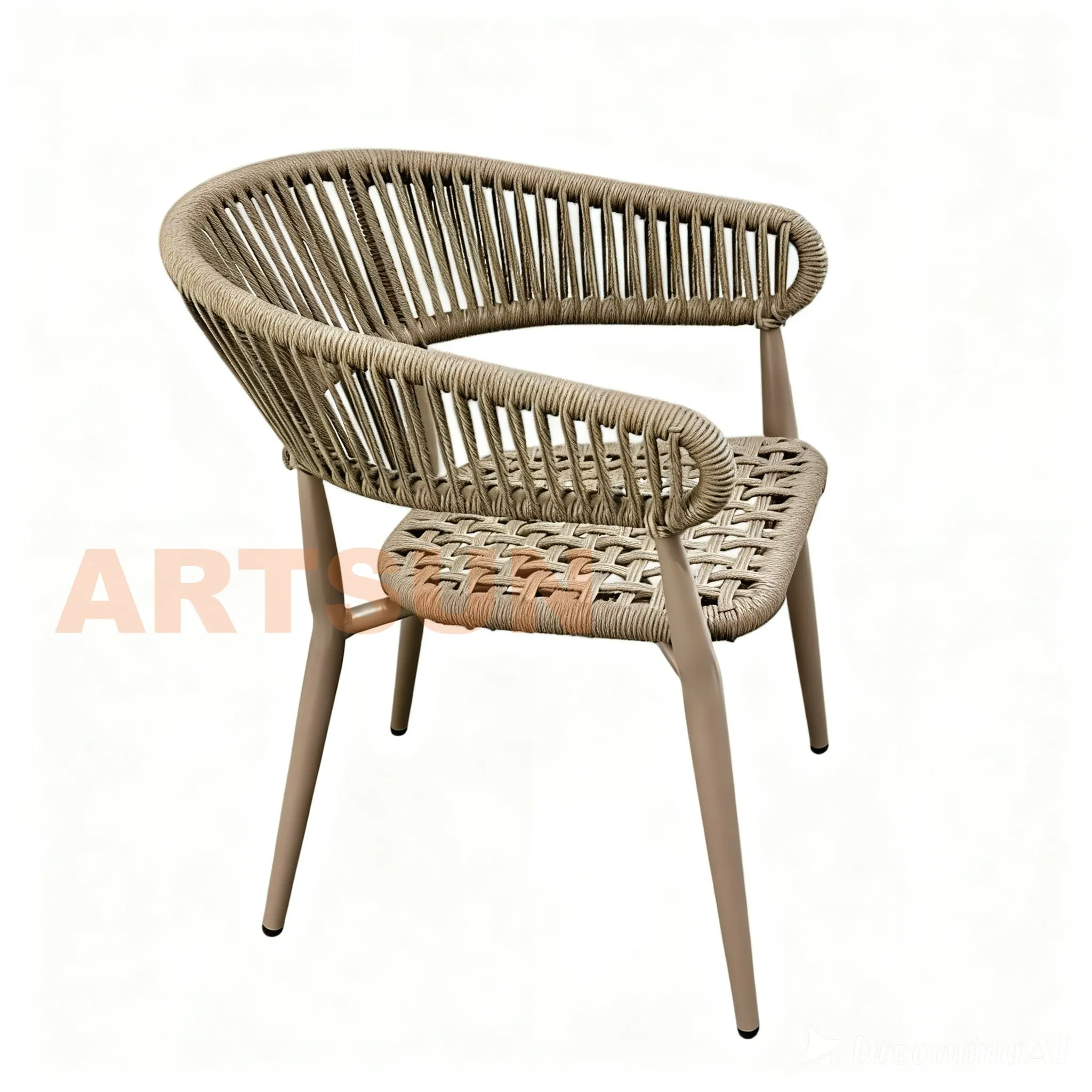 Customized Modern Outdoor Furniture Durable Weatherproof Leisure Lightweight High Quality Rattan Camping Chair