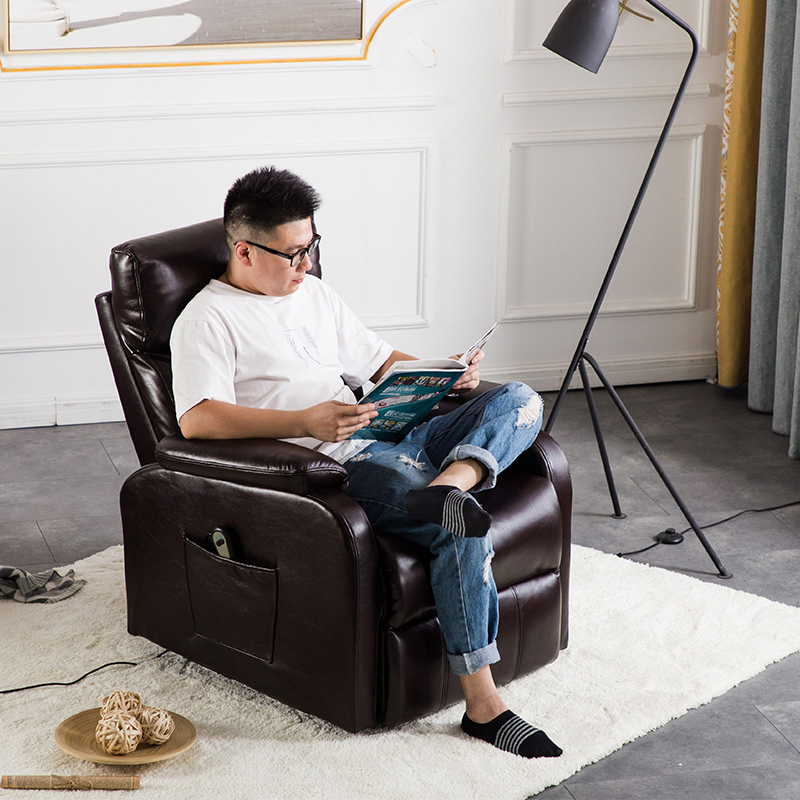 Recliner Sofa with PU Leather Electric Living Room Sofa Recliner Lift Chair