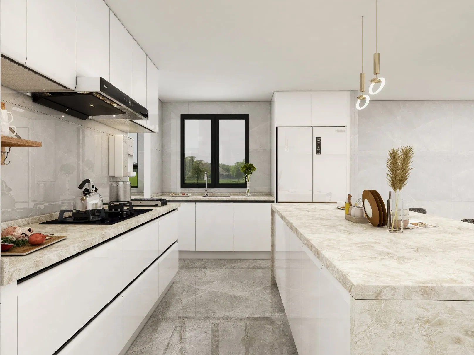 Microwave Storage Cabinet Buffet Sideboard Furniture Kitchen Cabinets