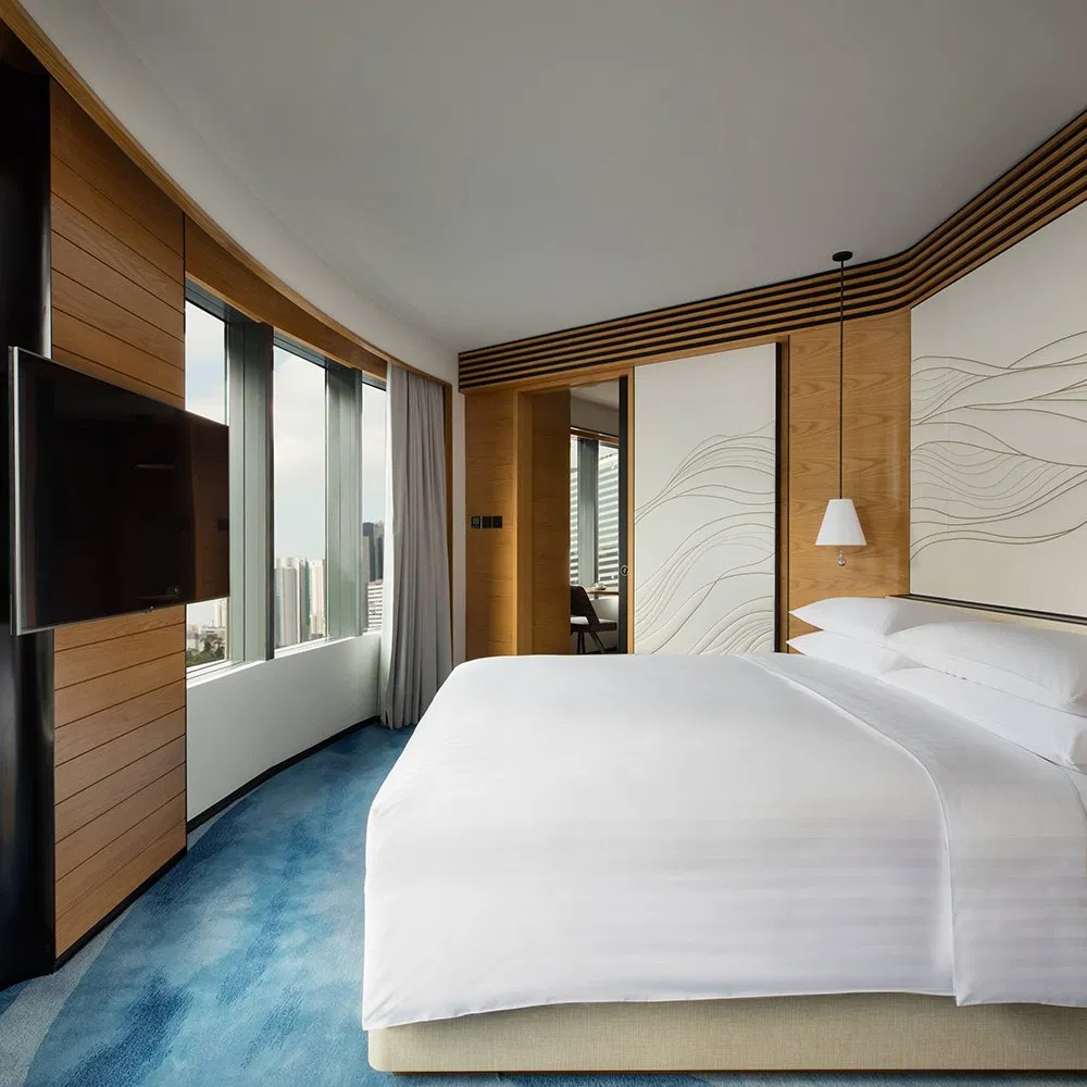 Custom Foshan Suppliers All Suite Hotel Luxury King Size Bed Item Bedroom Furniture