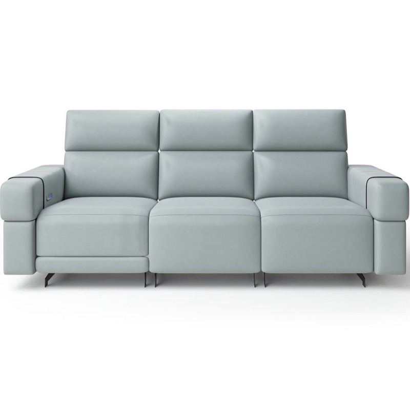 Modern Furniture 3-Seater Sofa Recliner Modern Living Room Sofa Functional with USB Charging