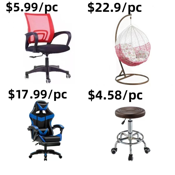 Wholesale Metal PU Leather Meeting Conference Executive Staff Office Chair