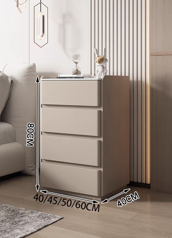Sleek Modern Minimalist Floor Standing Nightstand for Stylish Bedrooms