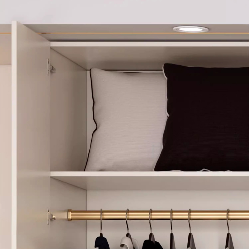 New Design Bedroom Furniture Wardrobe Cabinet Wooden Lacquer Modern White Simple Home Furniture Wardrobe