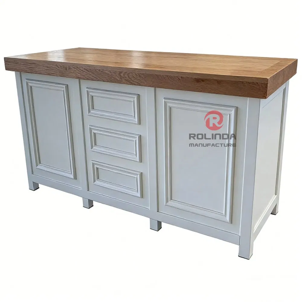 Solid Wood Sideboard Buffet Tablemodern Farmhouse Buffet Cabinet for Event Wedding Catering