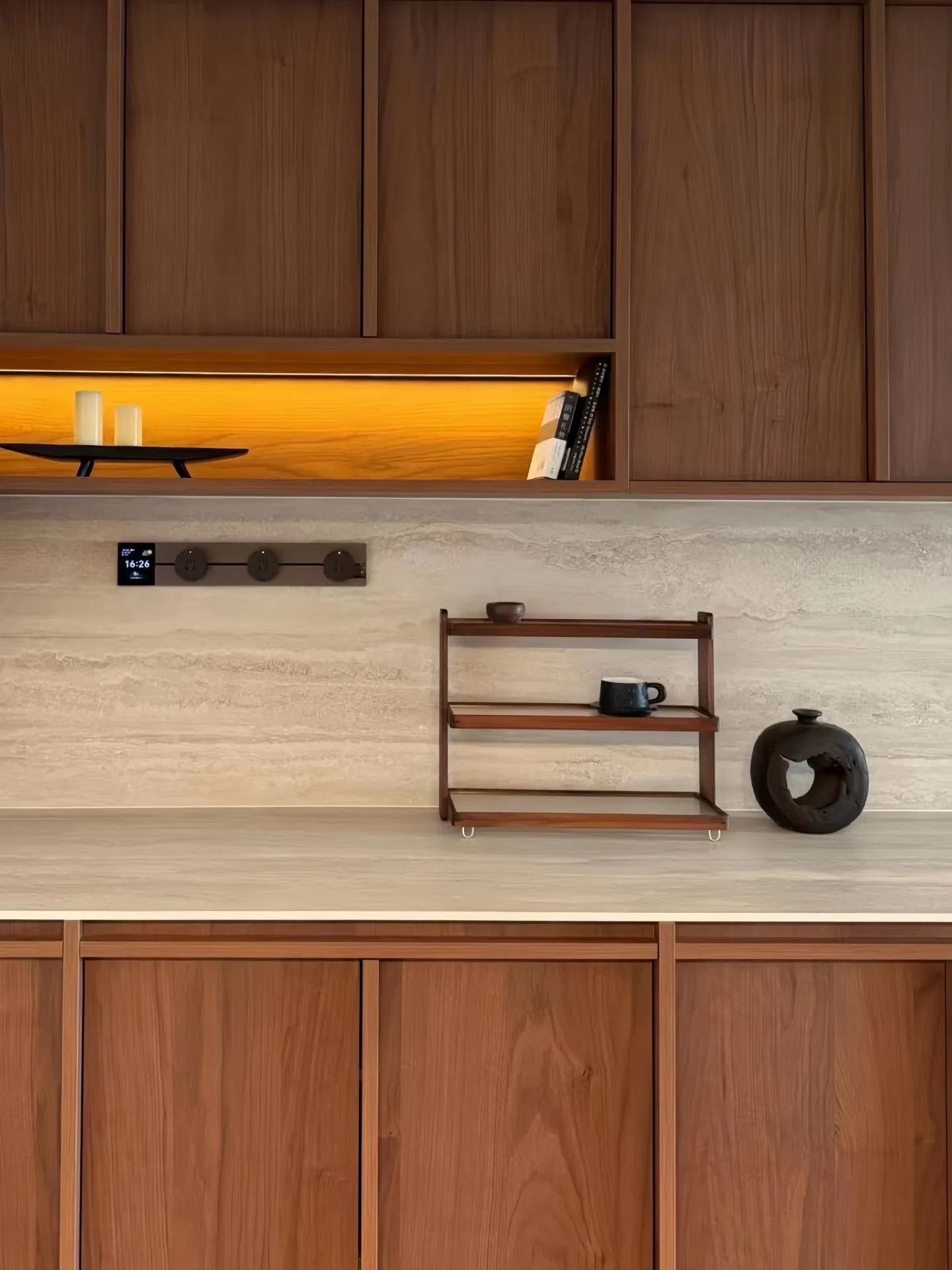 Solid Wood Living Room Decor Furniture Custom Kitchen Sideboard Cabinet