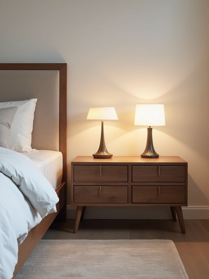 Hotel Room Nightstand