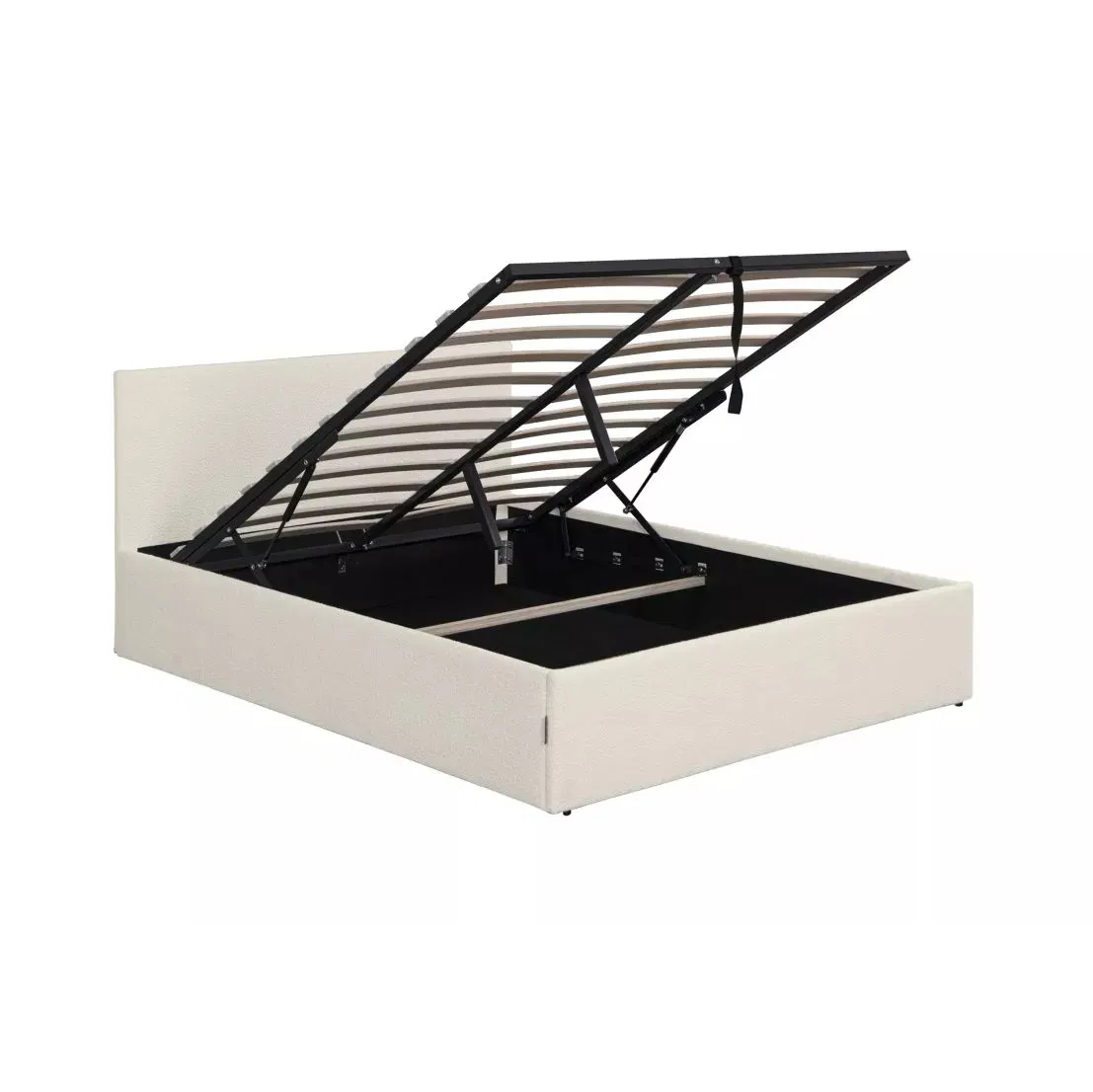 OEM Free Sample Bedroom Furniture Double Queen Bed Frame Upholstered Bed Platform Storage Bed with Lifting Bed Mechanism Smart Bed Sofa Bed Frame