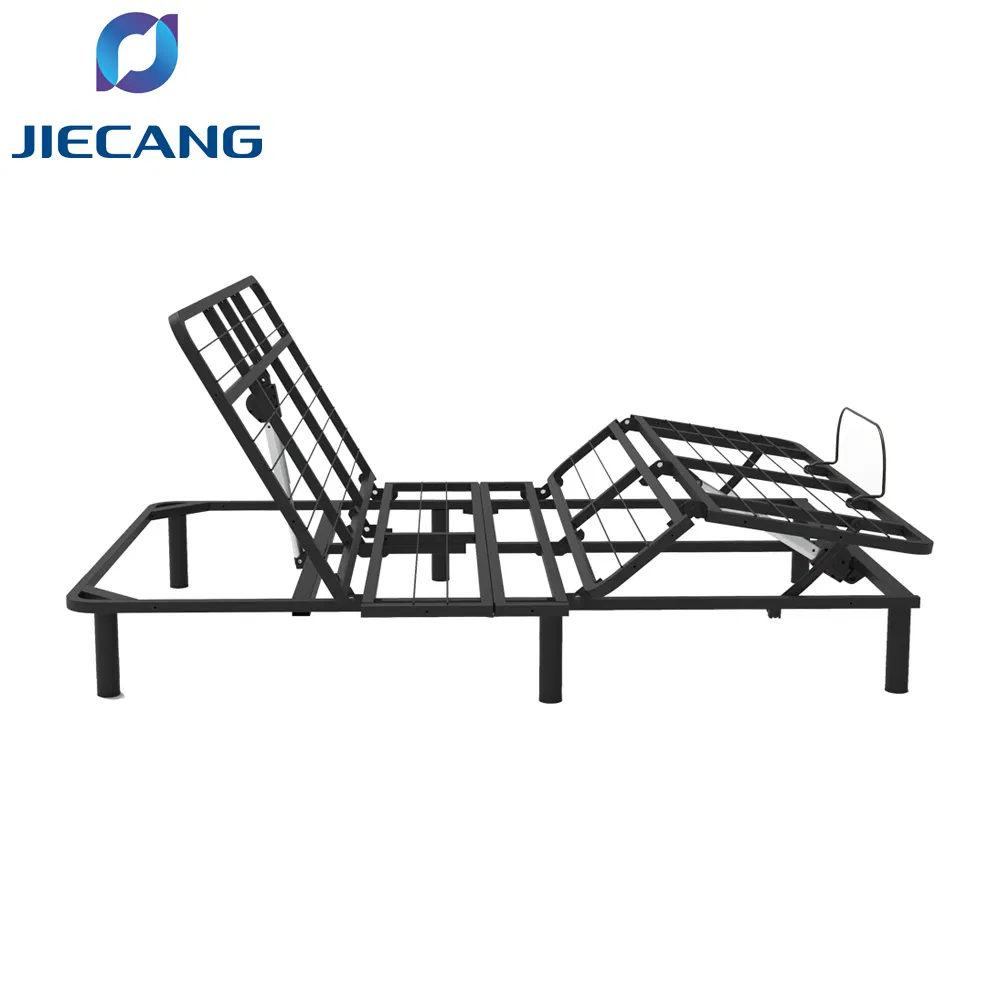 Jiecang Customizable Easy to Install Collapsible Bedroom Furniture Multiple Sizes Single/Multiple Persons Lying Position Bedroom Electric Adjustable Bed Frame