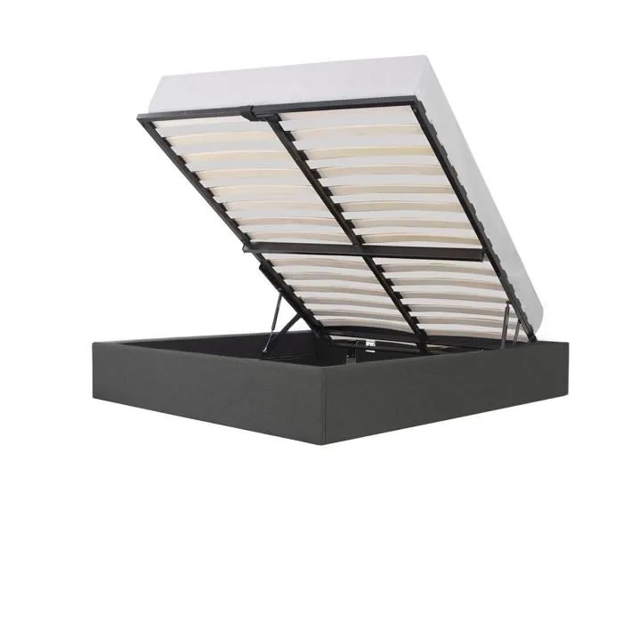 OEM Free Sample Bedroom Furniture Double Queen Bed Frame Upholstered Bed Platform Storage Bed with Lifting Bed Mechanism Smart Bed Sofa Bed Frame