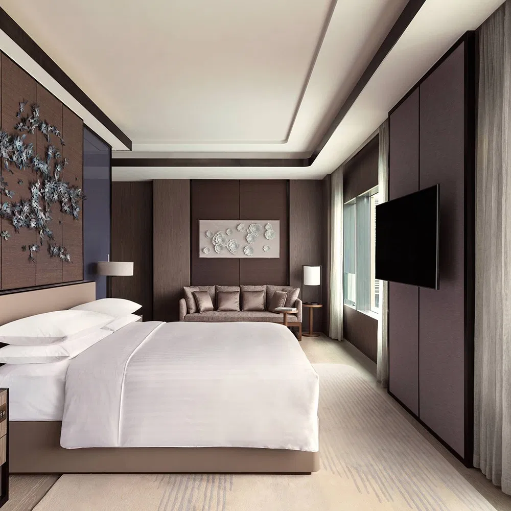 Custom Foshan Suppliers All Suite Hotel Luxury King Size Bed Item Bedroom Furniture