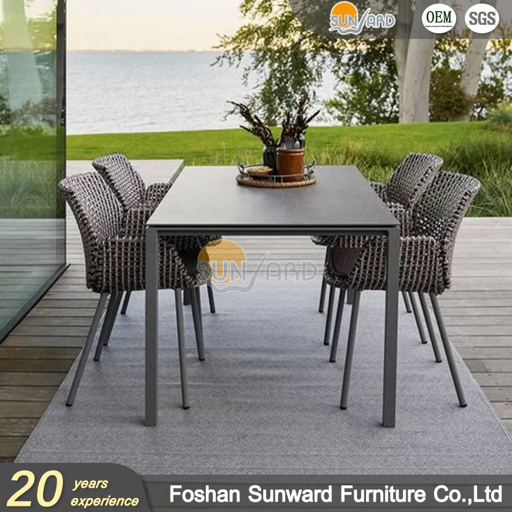 Hot Sale Outdoor Furniture Hotel Restaurant Dining Set Garden Table and Chair