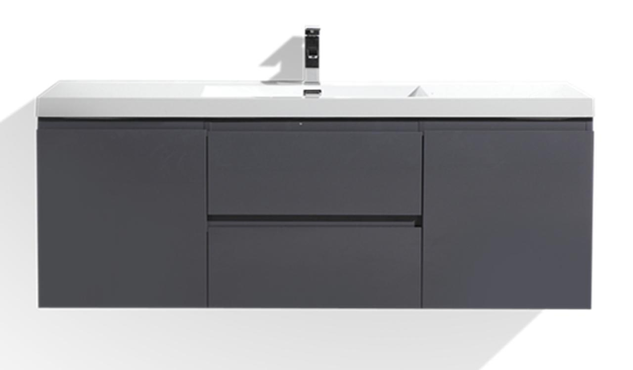 Wall Mounted Bathroom Cabinets Home Bathroom Cabinet Vanities with Marble Top Basin