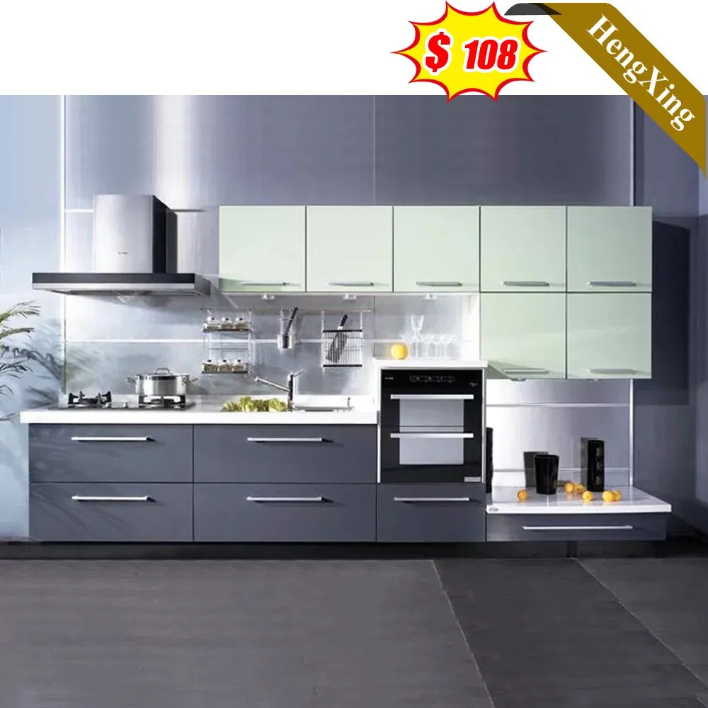 Comfortable Modular Home Kitchen Furniture Wall Pantry Cupboard Wood MDF Board Sideboard Kitchen Storage Cabinet (UL-9NE1806)