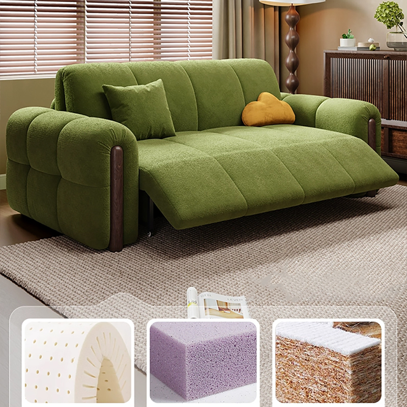 Luxurious Multifunctional Foldable Sofa Bed for Modern Apartments