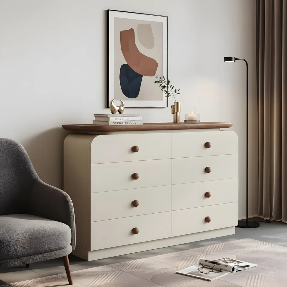 Nordic Style Wooden Sideboard