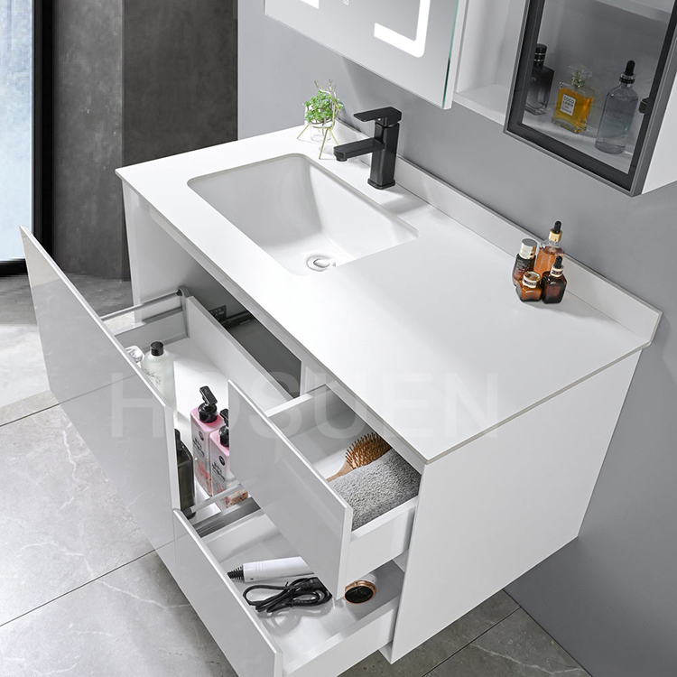 Sintered Stone Basin Combination Washbasin Cabinet Wash Table Bathroom Cabinet