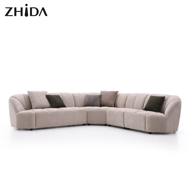 Factory Sofa Modular Couch with Living Room Curved Couch Sofa Sectional Sofa