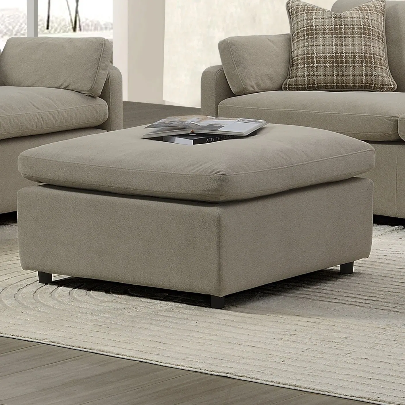 L Shape Corner Chaise Lounge Fabric Modular Sectional Living Room Sofa Furniture