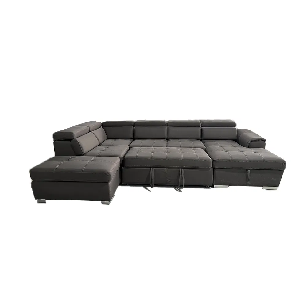 Customized U-Shaped Sofa Bed with Multi Module Combination for Living Room Furniture