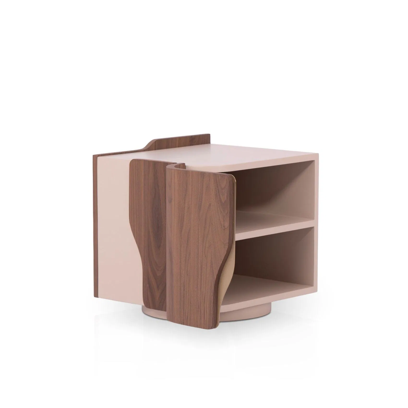 Walnut Wood Home Living Bedroom Furniture Night Stand