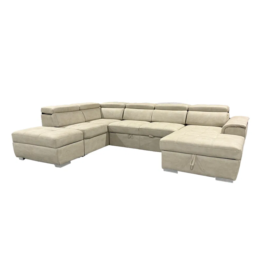 Customized U-Shaped Sofa Bed with Multi Module Combination for Living Room Furniture