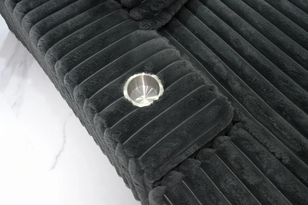 Modern Living Room Furniture High Quality Velvet Compressed Sofa Bed Set