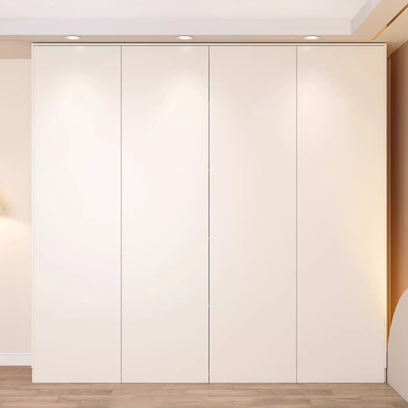 New Design Bedroom Furniture Wardrobe Cabinet Wooden Lacquer Modern White Simple Home Furniture Wardrobe
